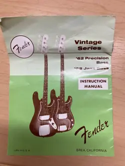 62 PRECISION FENDER
