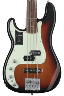 FENDER PLAYER PLUS ACTIVE PRECISION BASS LEFT-HANDED - 3-COLOR SUNBURST WITH PAU
