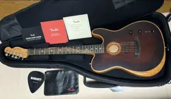 FENDER AMERICAN ACOUSTASONIC TELECASTER ACOUSTIC GUITAR