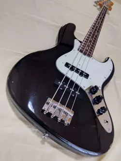 ELECTRIC BASS GUITAR FENDER  JAZZ BLACK 1993-1994 MADE IN JAPAN
