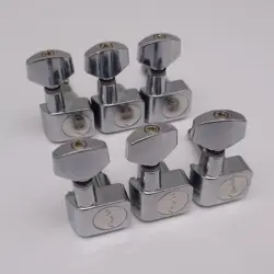 FOR FENDER 6R GUITAR TUNERS TUNING PEGS MACHINE HEADS SET RIGHT CHROME