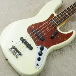 FENDER CUSTOM SHOP 1962 JAZZ BASS RELIC -AGED OLYMPIC WHITE- 2017 *JX483