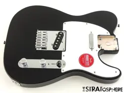 FENDER SQUIER SONIC TELE LOADED BODY TELECASTER GUITAR PARTS BLACK