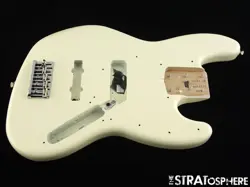 FENDER AMERICAN PROFESSIONAL II JAZZ BASS V 5 STRING BODY HARDWARE OLYMP WHITE