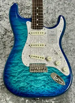 FENDER 2024COLLECTION MADE IN JAPAN HYBRID II ST QMT ROSEWOOD -AQUAMARINE- #JD25