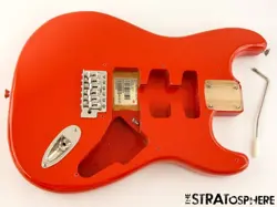 STRATOCASTER FIESTA RED.