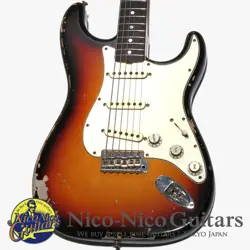 FENDER CUSTOM SHOP 2022 MICHAEL LANDAU STRATOCASTER RELIC 3TONE SUNBURST