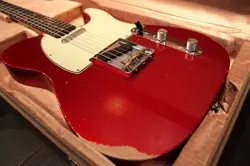 FENDER CUSTOM SHOP 2023 LTD 1960 TELECASTER RELIC AGED CANDY APPLE RED