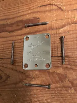 1994 40TH ANNIVERSARY FENDER STRAT NECK PLATE SUPER RARE