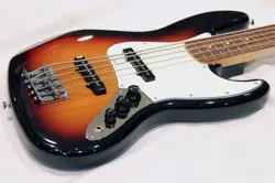 FENDER MEXICO PLAYER JAZZ BASS V USED 2022 ALDER BODY MAPLE NECK W/SOFT CASE