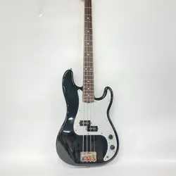 ELECTRIC BASS GUITAR FENDER PRECISION BLACK 4 STRING 20 FRETS RIGHT HANDED USED