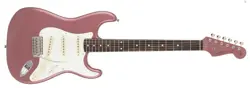FENDER CHAR STRATOCASTER BURGUNDY GUITAR *MQ146