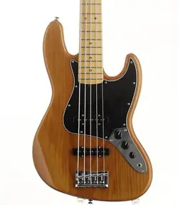 FENDER USA AMERICAN PROFESSIONAL II JAZZ BASS V ROASTED PINE USED W/HARD CASE