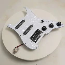FOR FENDER GUITAR PREWIRED LOADED PICKGUARD SET,ALNICO 5 HUMBUCKER PICKUPS SET
