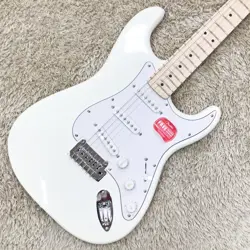 SQUIER BY FENDER AFFINITY STRATOCASTER MN WPG OLW OLYMPIC WHITE