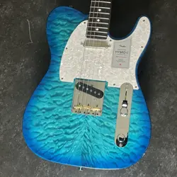 FENDER MADE IN JAPAN HYBRID II 2024 COLLECTION TELECASTER QUILT AQUAMARINE