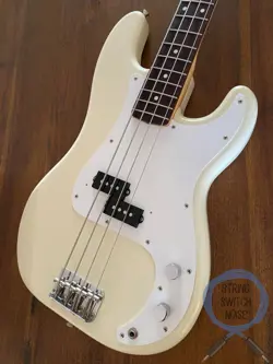 FENDER PRECISION BASS, VINTAGE WHITE, 1997, MADE IN JAPAN