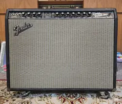 1967 FENDER TWIN REVERB BLACKFACE AB763 