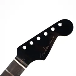 FENDER AMERICAN ULTRA STRATOCASTER NECK EBONY FINGERBOARD BLACK HEADSTOCK