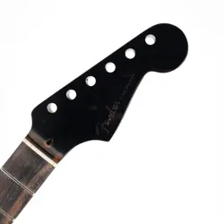 FENDER AMERICAN PRO STRATOCASTER NECK EBONY FRETBOARD BLACK HEADSTOCK FENDER USA