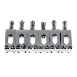6 ROLLER METAL BRIDGE TREMOLO SADDLES WRENCH FOR FENDER TELE ELECTRIC GUITAR