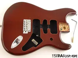 FENDER PLAYER II STRAT BODY + HARDWARE CHAMBERED MAHOGANY TRANS MOCHA BURST