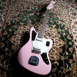 SQUIER BY FENDER FSR CLASSIC VIBE 60S JAGUAR SHELL PINK FROM JAPAN