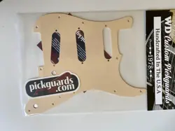 PICKGUARD FOR SSS FENDER STRATOCASTER CREAM THIN