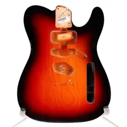 FENDER AMERICAN ULTRA LUXE TELECASTER BODY ASH SUNBURST FINISH WITH BINDING!