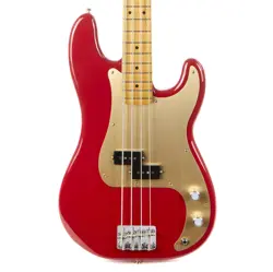 USED FENDER VINTERA '50S PRECISION BASS MAPLE - DAKOTA RED