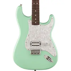USED FENDER TOM DELONGE STRATOCASTER LIMITED EDITION ROSEWOOD - SURF GREEN