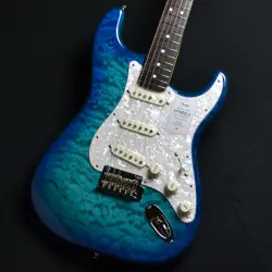 FENDER JAPAN HYBRID II 2024 COLLECTION STRATOCASTER QUILT AQUAMARINE
