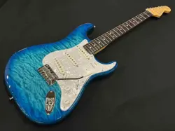FENDER 2024 COLLECTION,  JAPAN HYBRID II STRATOCASTER QUILT AQUAMARINE