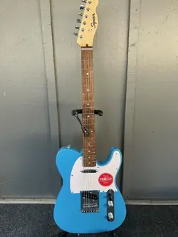 FENDER SQUIRE AFFINITY TELECASTER ELECTRIC GUITAR CARRABIN BLUE GREAT CONDITION