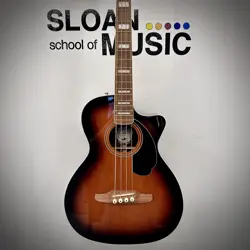 USED FENDER KINGMAN BASS - SHADED EDGE BURST