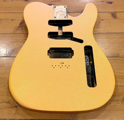 GENUINE FENDER MIM MODERN PLAYER TELE TELECASTER GUITAR BODY SPARKLE GOLD