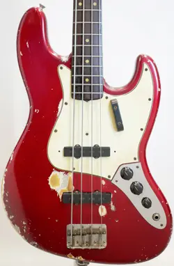 FENDER JAZZ BASS 1964 ORIGINAL CANDY APPLE RED *LV290