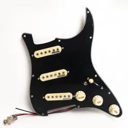 GUITAR PREWIRED LOADED PICKGUARD WITH ALNICO 5 SINGLE COIL PICKUP SET FOR FENDER