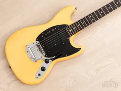 1978 FENDER MUSTANG VINTAGE ELECTRIC GUITAR OLYMPIC WHITE 100% ORIGINAL W/ CASE