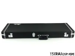 FENDER STEVE LACY PEOPLE PLEASER STRAT TELE BLACK TOLEX HARDSHELL CASE PARTS