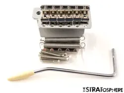 FENDER STEVE LACY STRATOCASTER STRAT TREMOLO & WHAMMY BAR CHROME 