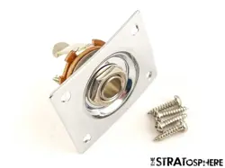 FENDER SQUIER AFFINITY SERIES TELECASTER TELE OUTPUT JACK CHROME GUITAR PARTS