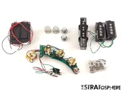 FENDER AMERICAN ULTRA II PRECISION P BASS PICKUPS POTS KNOBS S-1 SWITCHING 