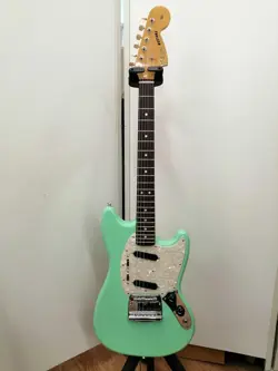 FENDER MADE IN JAPAN TRADITIONAL 60S MUSTANG GREEN 2017 ELECTRIC GUITAR FROM JPN