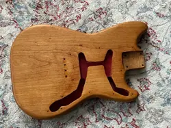 1960 FENDER MUSICMASTER DUO SONIC GUITAR BODY NATURAL