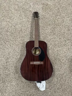 FENDER CD-60S 6-STRING DREADNOUGHT ACOUSTIC GUITAR (BARELY USED)