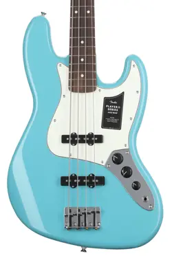 FENDER PLAYER II JAZZ BASS - AQUATONE BLUE WITH ROSEWOOD FINGERBOARD