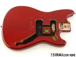 FENDER PLAYER DUO-SONIC BODY GUITAR ALDER OFFSET, CRIMSON RED TRANSPARENT