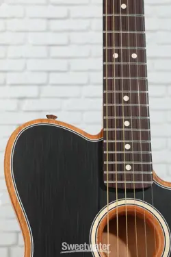 FENDER ACOUSTASONIC PLAYER TELECASTER ACOUSTIC-ELECTRIC GUITAR - BRUSHED BLACK