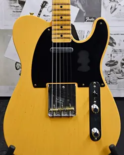 FENDER CUSTOM SHOP EXCLUSIVE 1952 TELECASTER JOURNEYMAN RELIC USED ASH